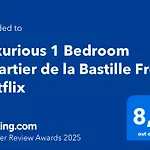 Luxurious 1 Bedroom Quartier De La Bastille Free Netflix